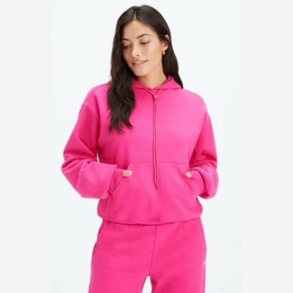 Fabletics Hot Pink Sweat Set in size XS